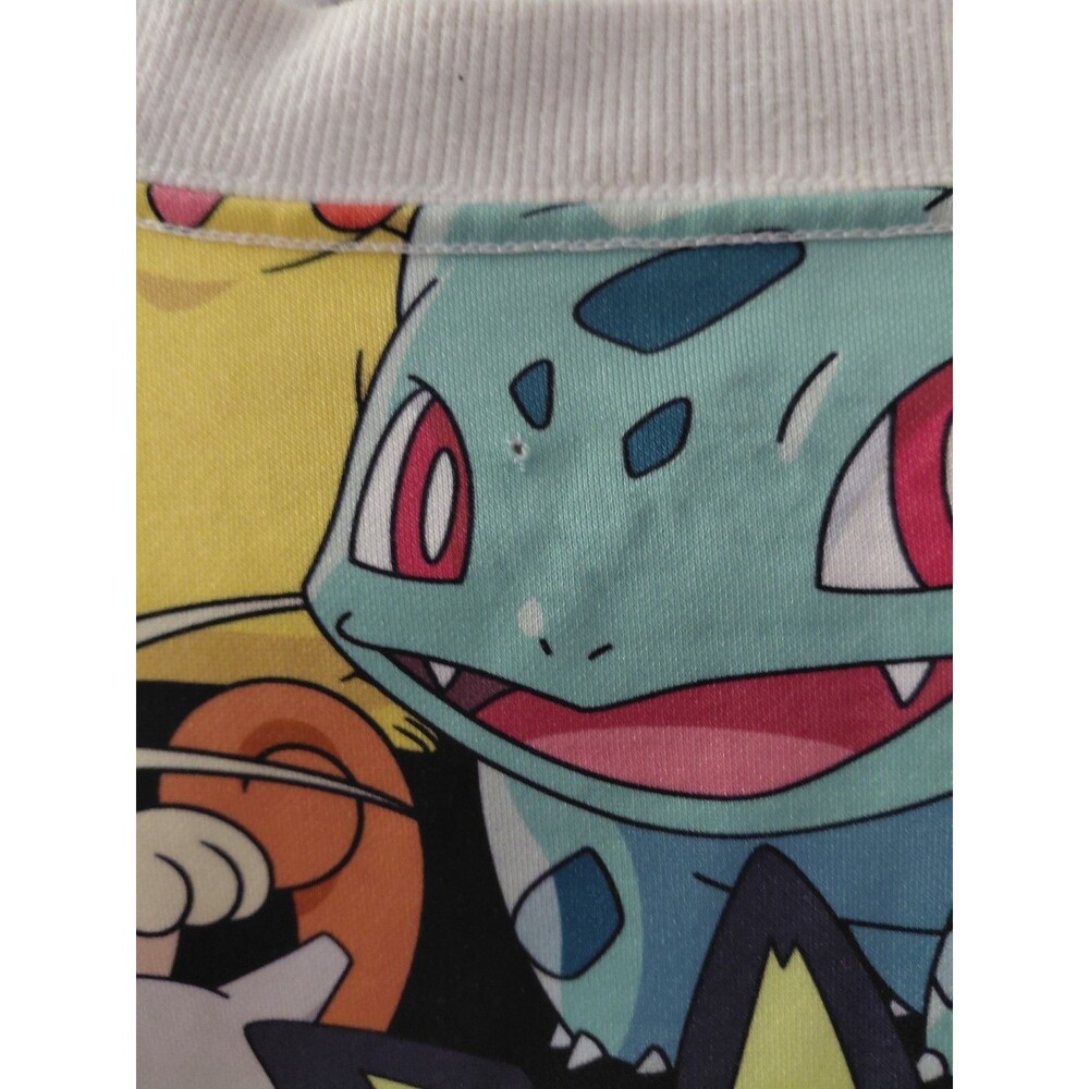 Pokemon All Over Print Sweatshirt Unisex Size Large Flaws - Picture 5 of 9